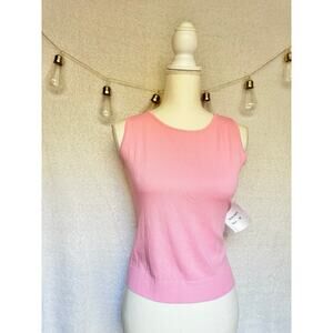 NWT Vintage 90's Joseph A QU'EST-CE QUE C'EST SILK Sleeveless Blouse Medium